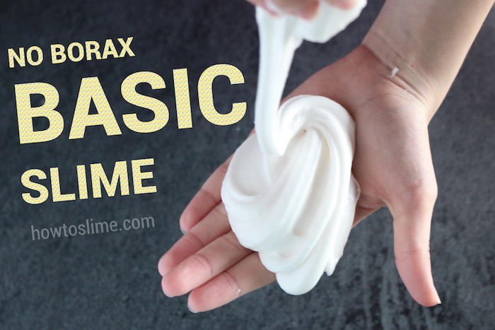 easiest 2 ingredient slime recipe without borax