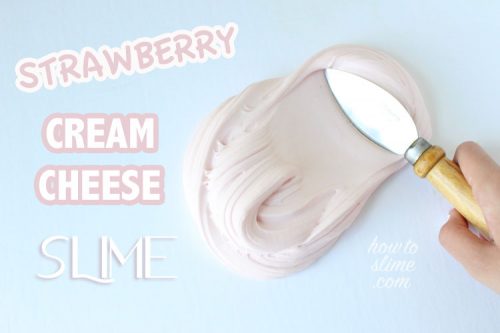 Strawberry cream cheese slime recipe