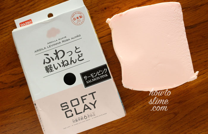 SALMON PINK DAISO SOFT CLAY