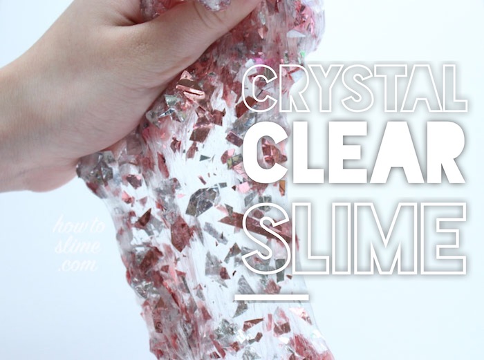 How to make crystal clear slime