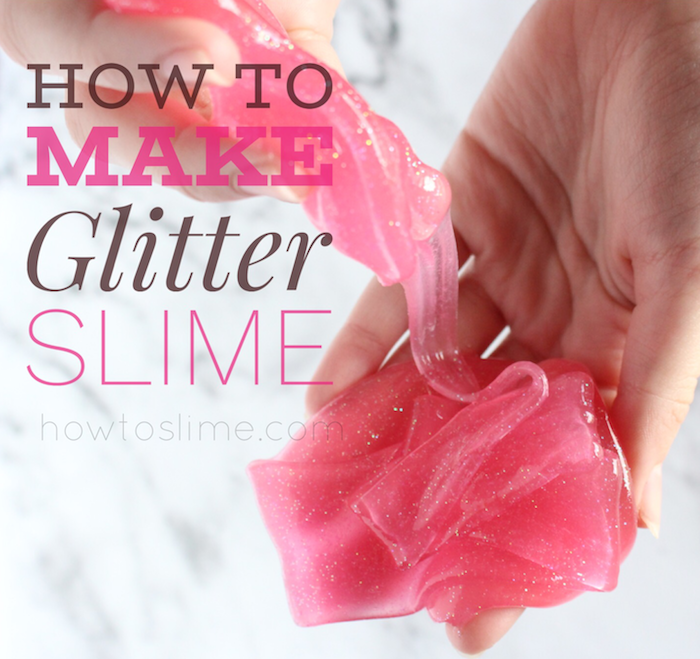 Clear Glitter Slime Recipe