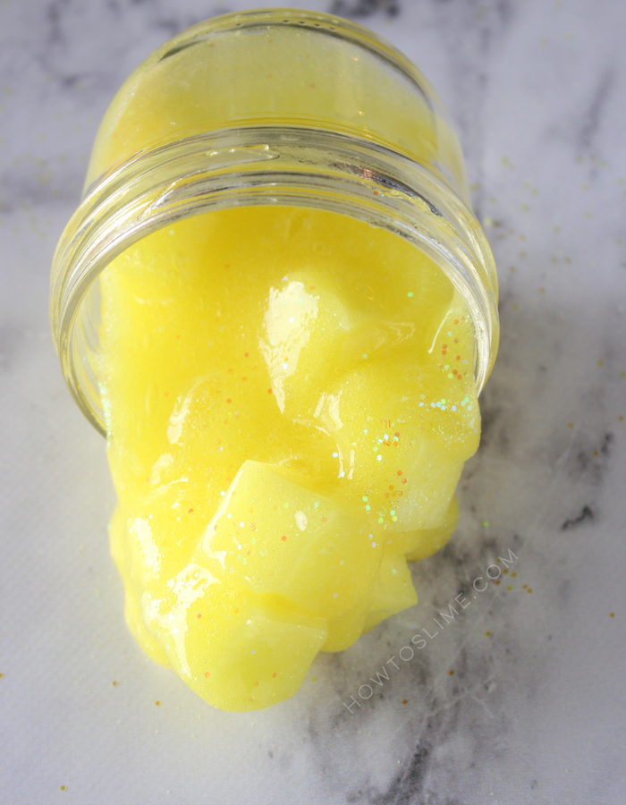 pineapple jelly cube slime