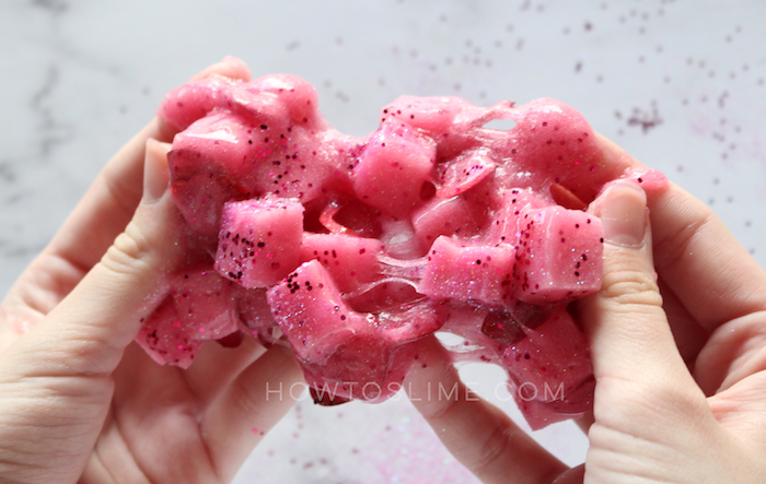 pink jelly cube slime