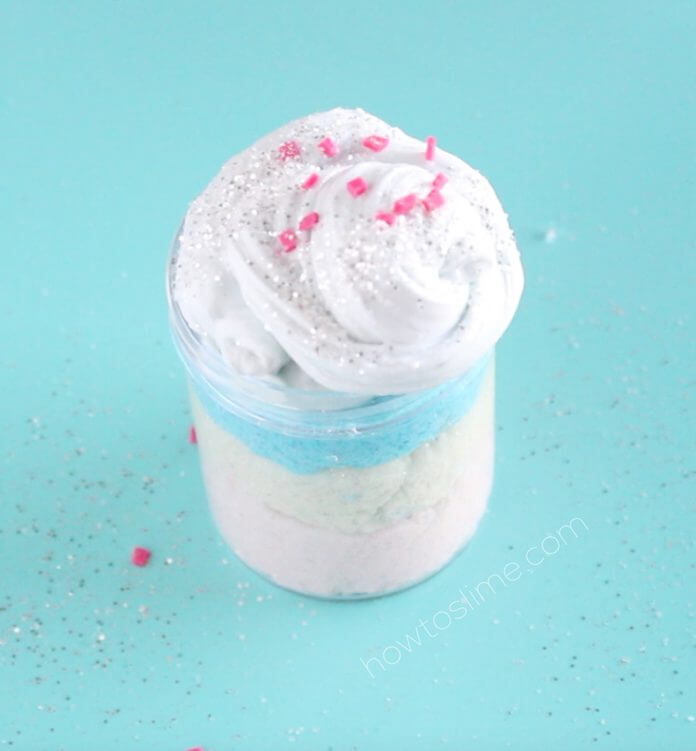 Cake in a Jar Slime Recipe