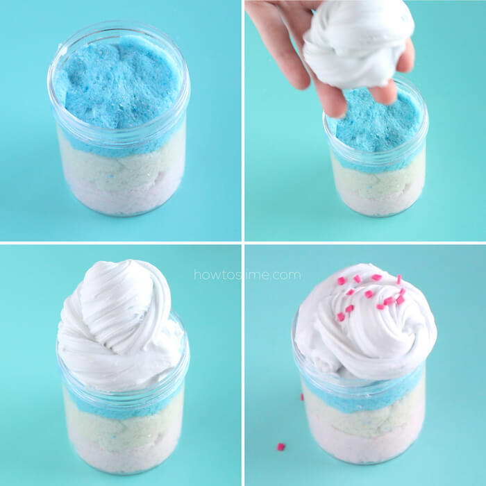 How to Make Cake in a Jar Slime