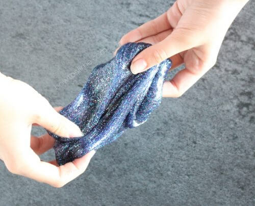 How to Make Galaxy Slime Easy Recipe With and Without Borax