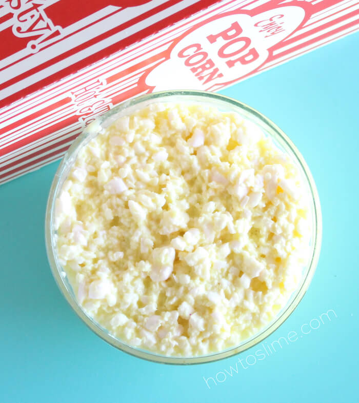 How to Make Buttered Popcorn Slime without borax