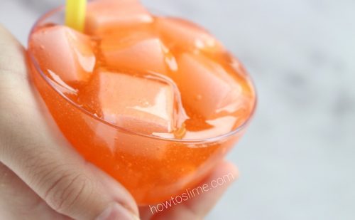 Orange Fanta Jelly Cube Slime