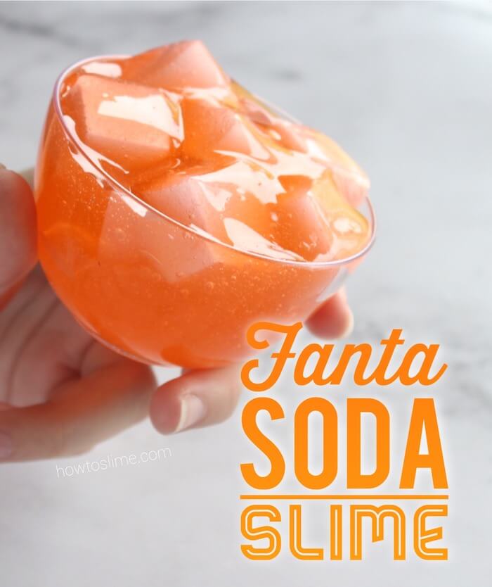 Orange Fanta Jelly Cube Slime