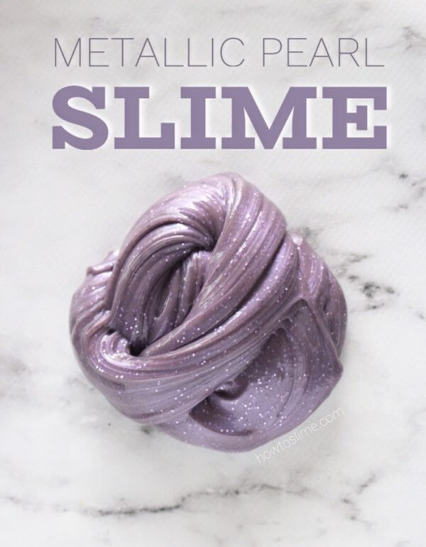 How to Make Metallic Pearl Slime Recipe How to Slime